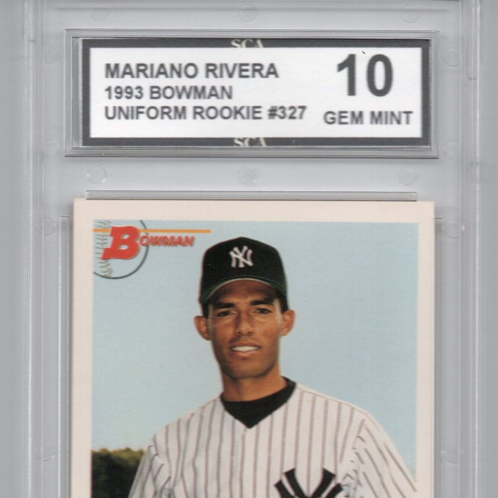 MARIANO RIVERA 1993 BOWMAN UNIFORM ROOKIE CARD NEW YORK YANKEES